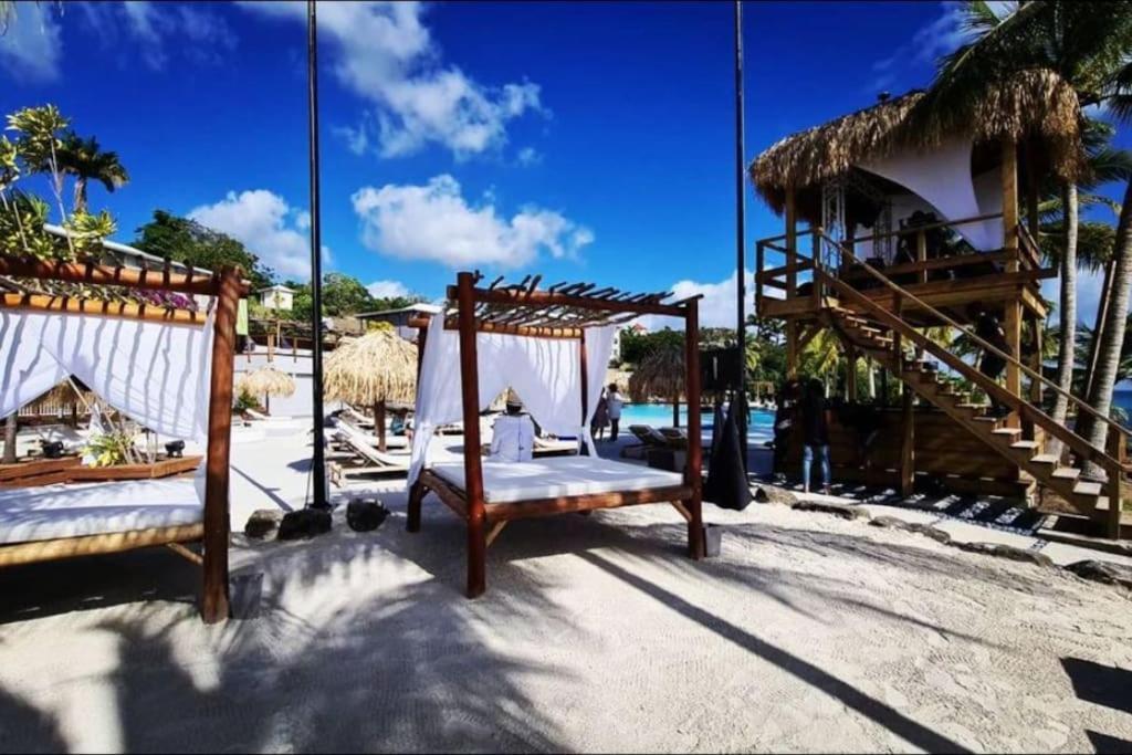 Appartement Terrasse Vue Mer Et Piscine Le Diamant Exterior foto